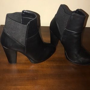 Black booties